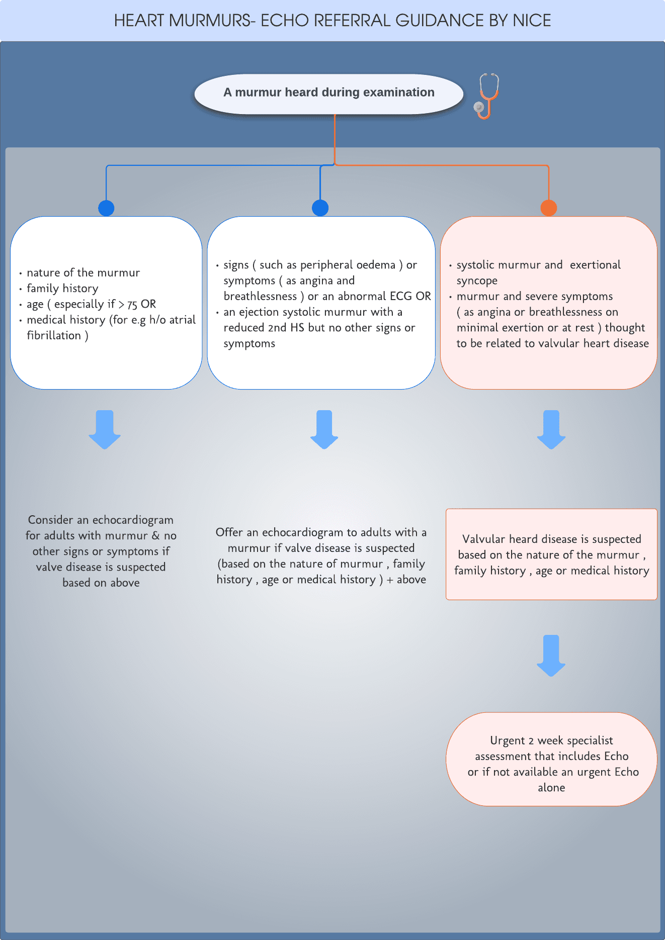 Heart murmur- when to refer for Echocardiogram
