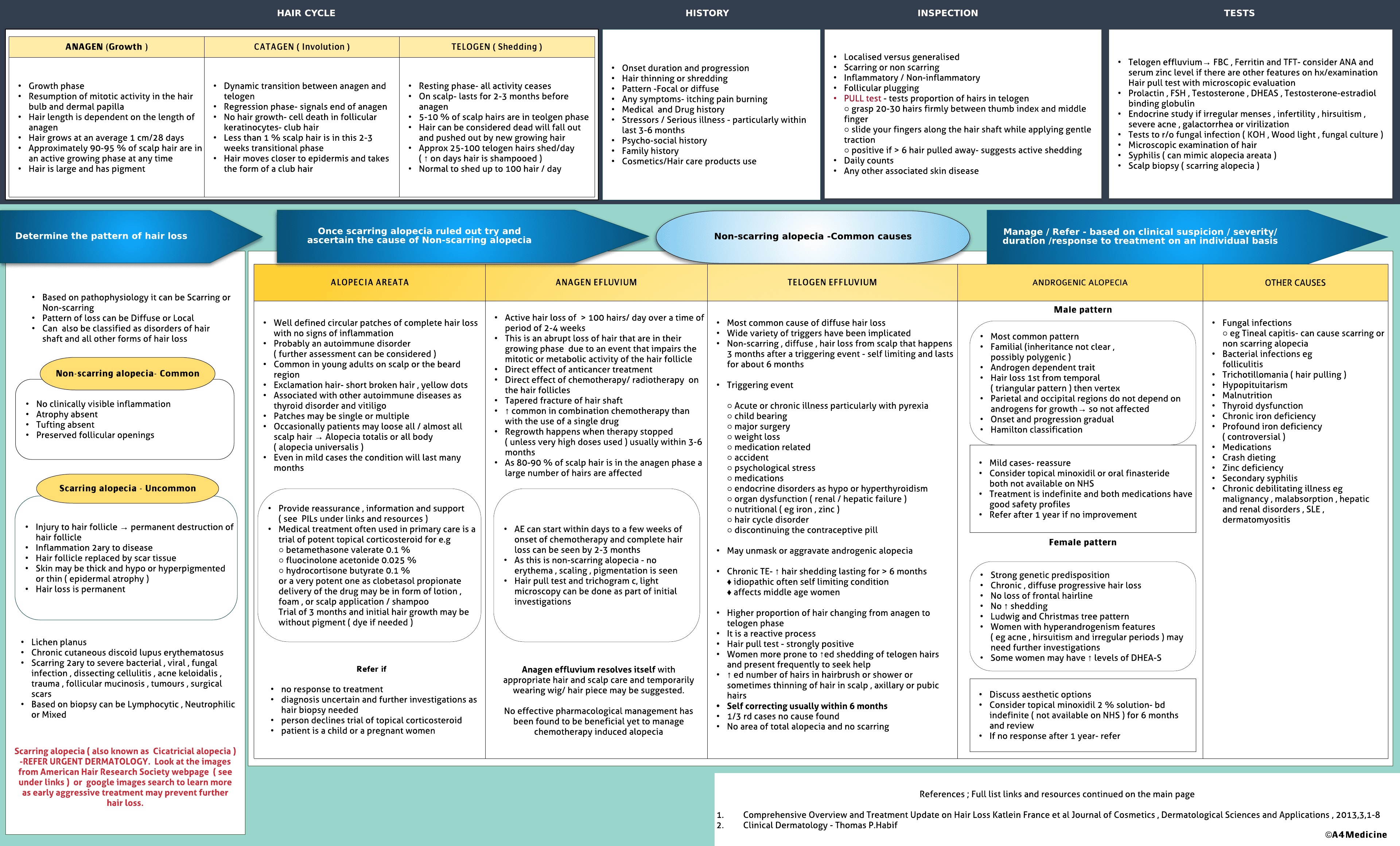 Alopecia ( hair loss )